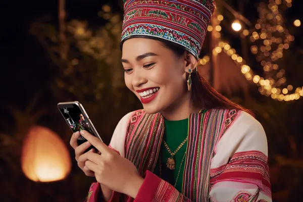 A confident dealer surrounded by casino chips inviting players to access their BA97 account, reflecting quick and easy login options.